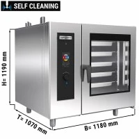 Пароконвектомат - сенсорне управління - 20x GN 1/1 - inkl. Boiler GGM Gastro