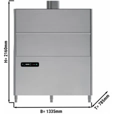 Посудомиючна машина купольна для кастрюль 16 kW (подвійна стінка) GGM Gastro
