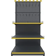 Торговий стелаж TSР/P-3 (1815х950) пристінний перфорований