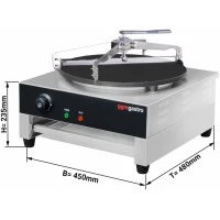 Апарат для млинців 40 см / 1 пост GGM Gastro