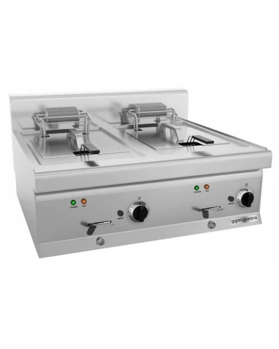 Фритюрниця електрична - 11,5 + 11,5 Л (18 kW) GGM Gastro