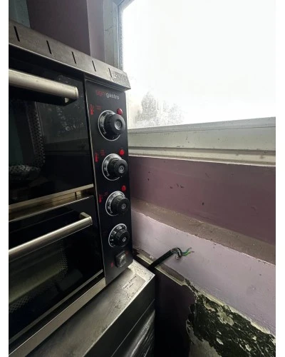 Піч для піци, 4+4 x 20 см, 2 камери