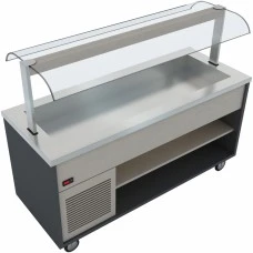 Холодильна витрина - 1,9 x 0,8 m - 5x GN 1/1 GGM Gastro