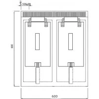 Фритюрниця електрична - 11,5 + 11,5 Л (18 kW) GGM Gastro