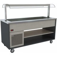 Холодильна витрина - 1,9 x 0,8 m - 5x GN 1/1 GGM Gastro