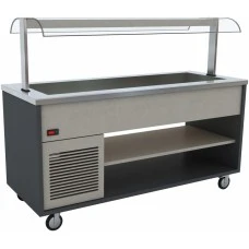 Холодильна витрина - 1,9 x 0,8 m - 5x GN 1/1 GGM Gastro