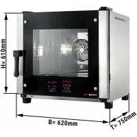 Пароконвектомат кондитерський 4x EN 460 x 330 GGM Gastro