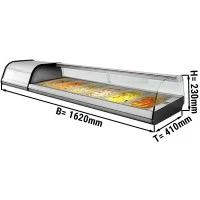 Вітрина холодильна Tapas для 6 x GN 1/3 GGM Gastro