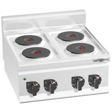 Плита електрична, 4 круглі конфорки (8 кВт) GGM Gastro