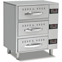Теплова шафа з 3 шухлядами - 0,82 m - GN 1/1 GGM Gastro