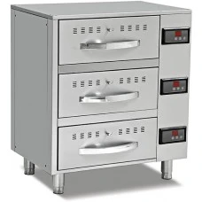 Теплова шафа з 3 шухлядами - 0,82 m - GN 1/1 GGM Gastro