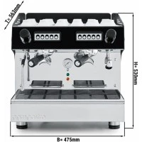 Кавова машина рожкова compact , 2 групи GGM Gastro