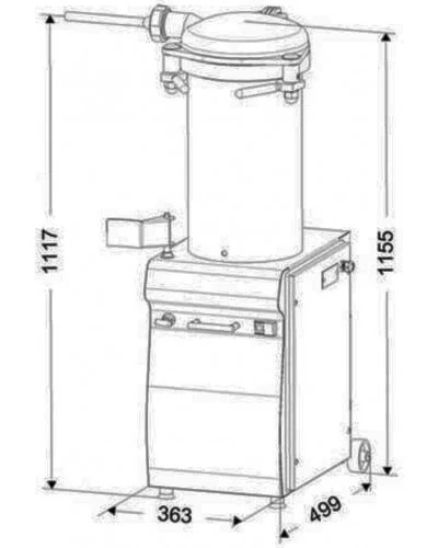 Шприц для ковбас PHX25 (Dadaux)