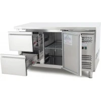 Стіл холодильний GoodFood GF-GN2110TN-HC дві шухляди