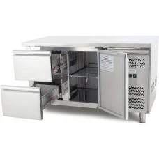 Стіл холодильний GoodFood GF-GN2110TN-HC дві шухляди