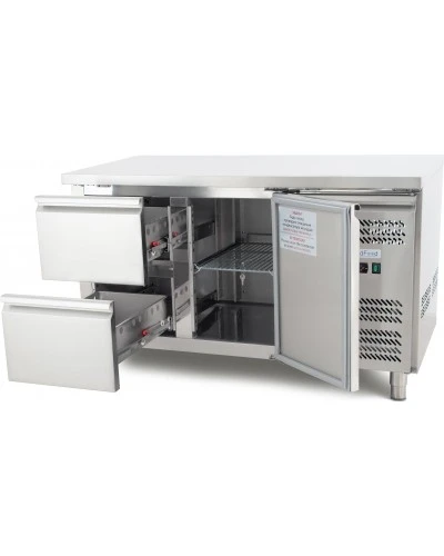 Стіл холодильний GoodFood GF-GN2110TN-HC дві шухляди