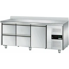 Холодильний стіл ECO - 1,8 x 0,7 m - 1 двері та 4 шухляди 1/2 GGM Gastro
