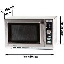 Піч мікрохвильова - 34 літри - 1100 Вт GGM Gastro
