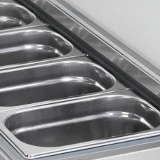 Холодильний стіл для піци PREMIUM - 1,5 x 0,8 m - 1 двері та 7 шухляд GGM Gastro