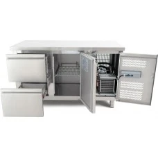 Стіл холодильний GoodFood GF-GN2110TN-HC дві шухляди