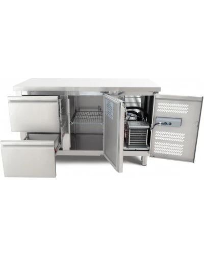 Стіл холодильний GoodFood GF-GN2110TN-HC дві шухляди