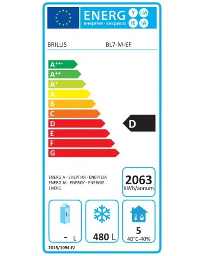 Морозильна шафа BRILLIS BL7-M-R290-EF