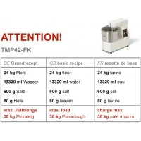 Тістоміс 42 л-38 kg /2 швидкості - 400 B GGM Gastro