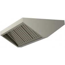 Зонт витяжний острівний ЗВВО 1600х450