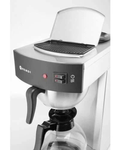 Кофеварка проточна - 1,8 л + 2 глеки, 2100W, 200x385x430(H) мм