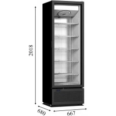 CRFV 500 FRAMELESS Морозильна шафа зі скляними дверима CRYSTAL S.A. Греція