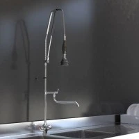 Душова трубка для миття посуду з одним отвором + змішувач 8000 GGM Gastro