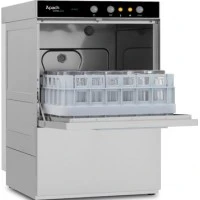 ПОСУДОМИЙКА APACH AF400 DD ФРОНТАЛЬНА З ДОЗАТОРОМ МИЮЧОГО ЗАСОБУ + ДРЕНАЖНА ПОМПА