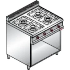 Плита газова Bertos G7F4M+2P400