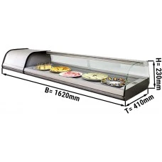 Вітрина холодильна гастрономічна для 6x (17 x 32 cм) GGM Gastro