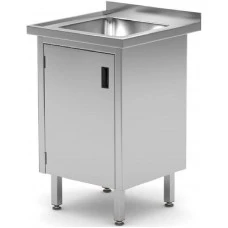 Стіл з раковиною і шафою 600x600x(H)850
