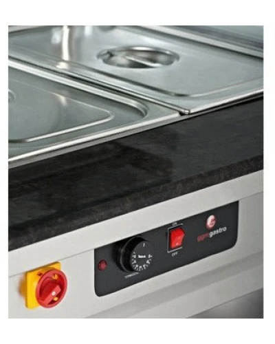 Теплова вітрина 1,5 м - 4x GN 1/1 GGM Gastro