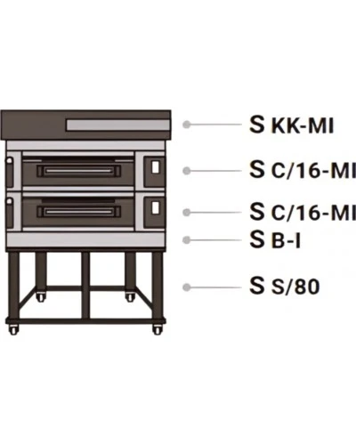 Піч для піци S125E Icon 2/S (Moretti Forni)
