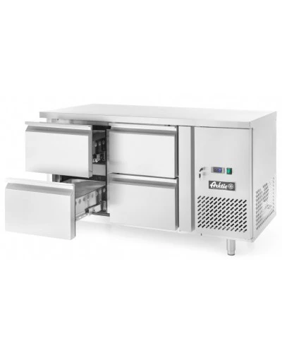 Холодильний стіл Profi Line 700 з 4 ящиками та тумбочкою - 230V / 250W - 0/8˚C - 1360x700x(H)850