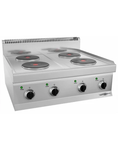 Плита електрична, 4 круглі конфорки (8,6 кВт) GGM Gastro