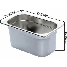 Гастроємність GN 1/4 - глибина: 150 мм GGM Gastro