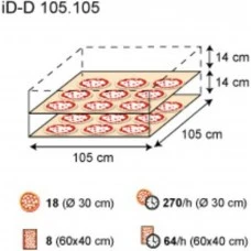 Піч для піци iD-D 105.105 (Moretti Forni)