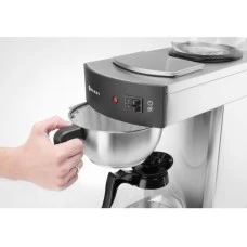 Кофеварка проточна - 1,8 л + 2 глеки, 2100W, 200x385x430(H) мм