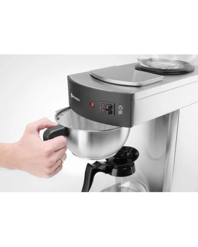 Кофеварка проточна - 1,8 л + 2 глеки, 2100W, 200x385x430(H) мм