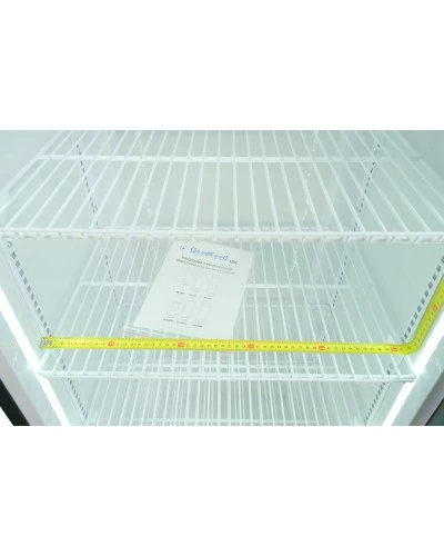 Шафа холодильна для напоїв GoodFood BC360BW2LED чорна-біла