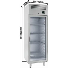 Морозильна шафа (GN 2/1) - з 1 скляними дверима GGM Gastro