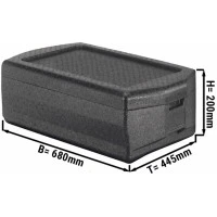 Термоконтейнер Plus GN1/1 120 мм розм. 680 x 445 x 200 мм GGM Gastro