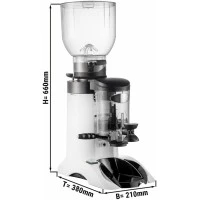 Кавомолка білий - 2 kg - 63 db GGM Gastro
