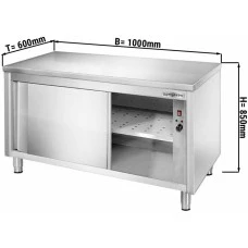 Тепловий стіл PREMIUM - 1,0 m GGM Gastro