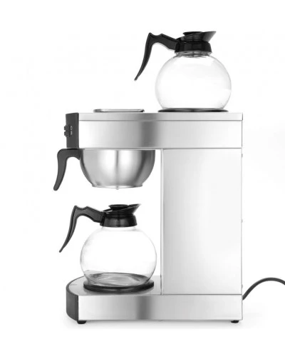 Кофеварка проточна - 1,8 л + 2 глеки, 2100W, 200x385x430(H) мм