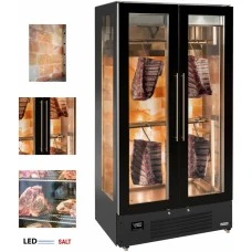 Холодильна шафа для дозрівання м'яса - 1,0 x 0,69 m - 2 скляних дверей GGM Gastro
